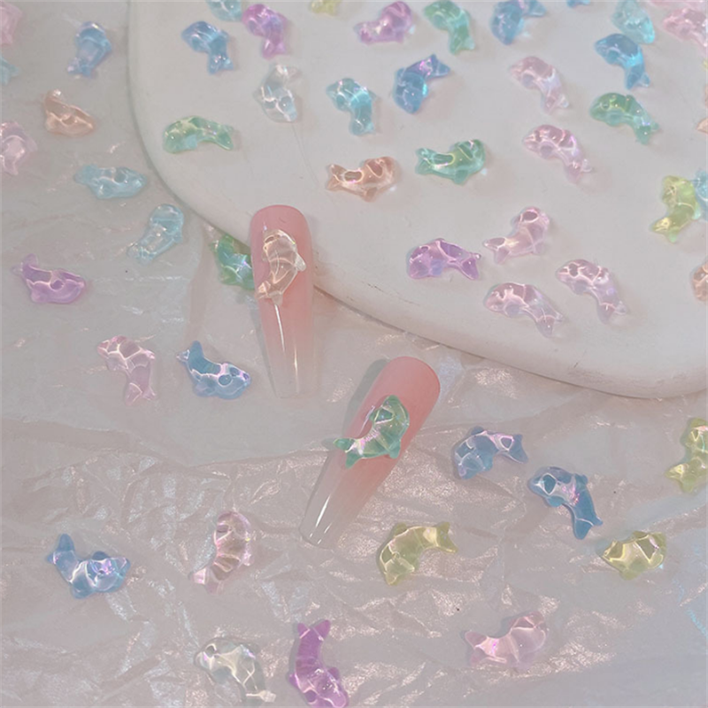 Summer Dolphin Resin Decoration